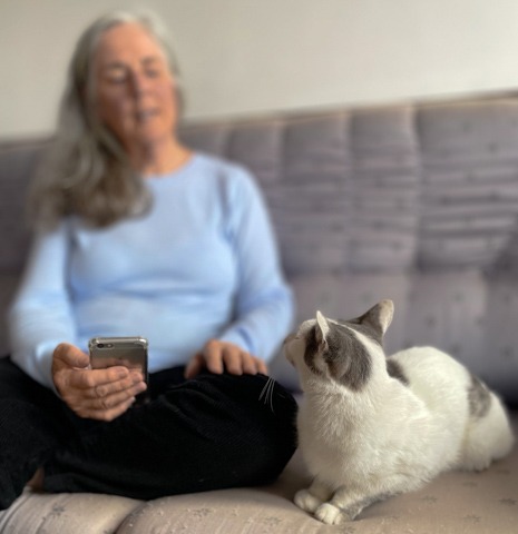 Sue with Smudge